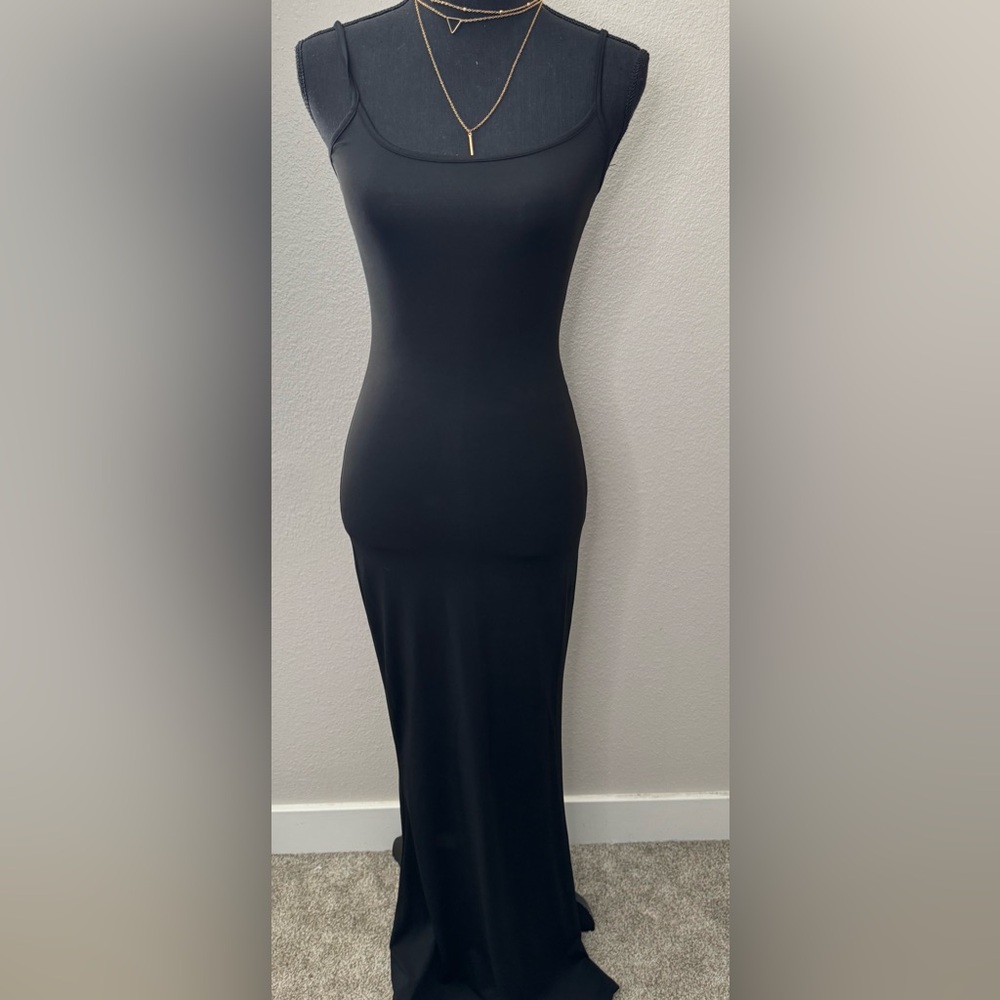 Black Bodycon Maxi Dress
